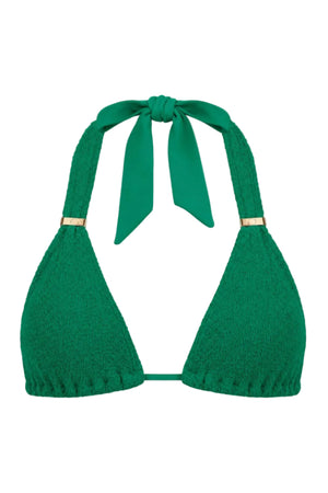 PARIS TRIANGLE GOLD SLIDERS BIKINI TOP
