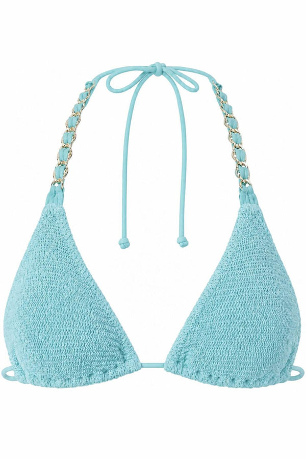 SYDNEY GOLD CHAIN TRIANGLE BIKINI TOP