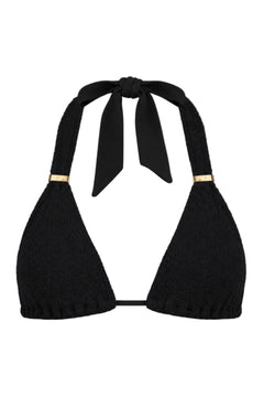 PARIS TRIANGLE GOLD SLIDERS BIKINI TOP