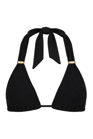PARIS TRIANGLE GOLD SLIDERS BIKINI TOP