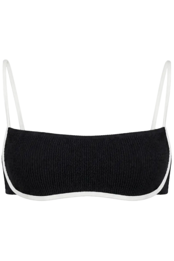 MONTEGO WHITE LINED BRALETTE BIKINI TOP