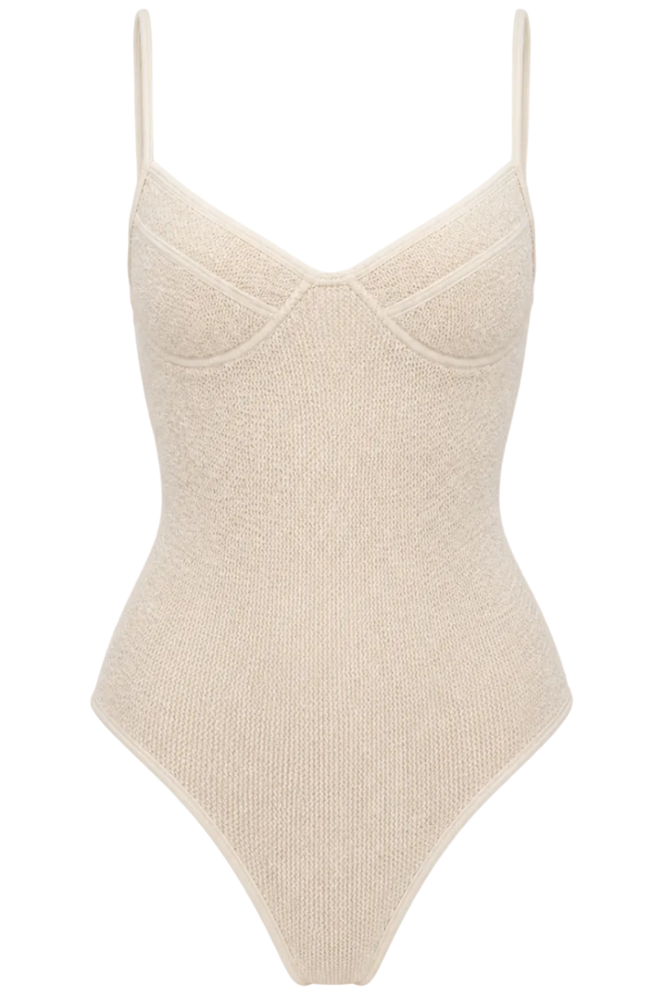 ST TROPEZ UNDERWIRE SPAGHETTI STRAPS ONE PIECE SWIMSUIT