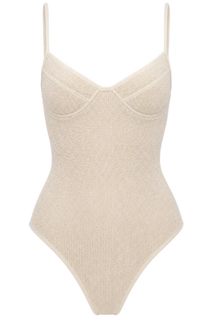 ST TROPEZ UNDERWIRE SPAGHETTI STRAPS ONE PIECE SWIMSUIT