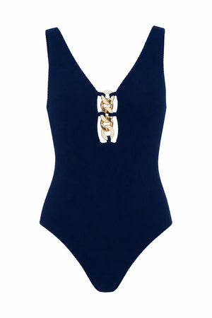 SEYCHELLES CHAIN ONE PIECE SWIMSUIT