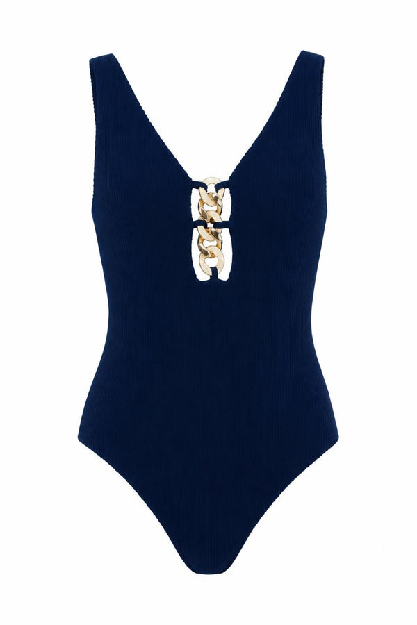 SEYCHELLES CHAIN ONE PIECE SWIMSUIT