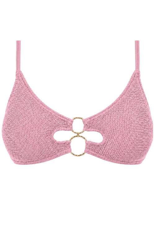 DUBAI MULTI GOLD RING BRALETTE BIKINI TOP