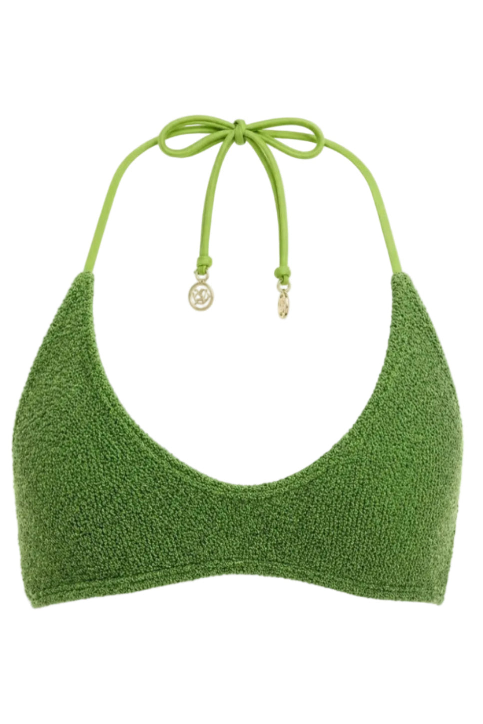 ST LUCIA HALTER SCOOP BIKINI TOP