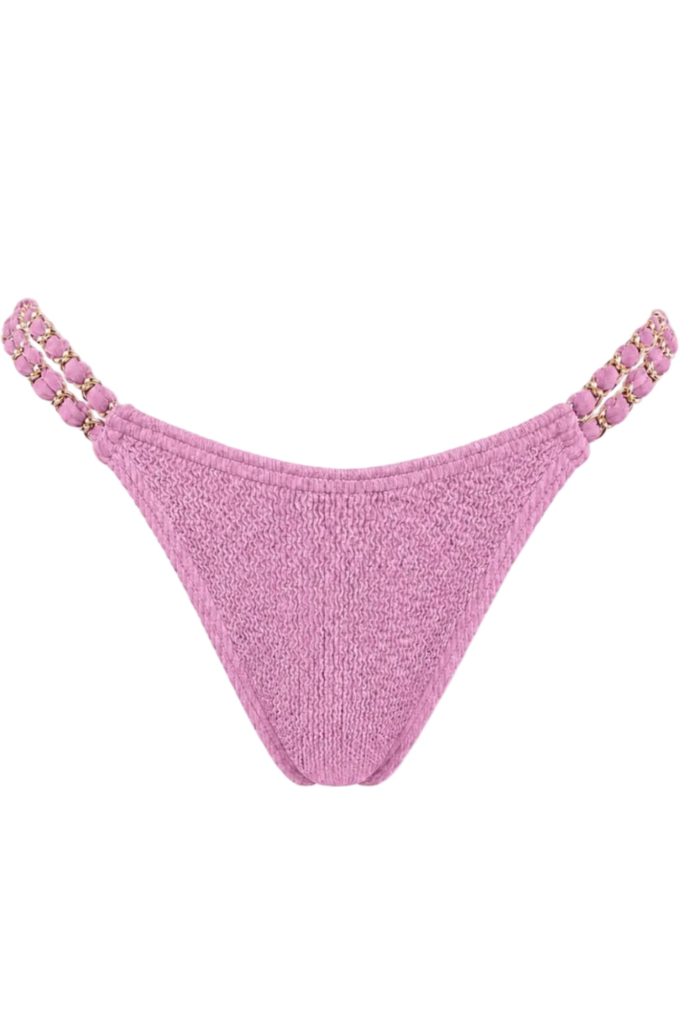 SYDNEY GOLD CHAINS FULL COVERAGE BIKINI BOTTOM