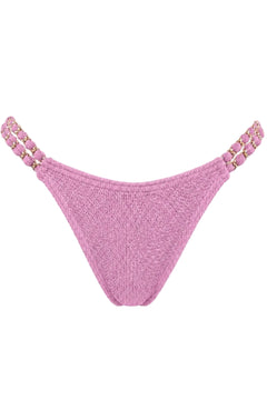 SYDNEY GOLD CHAINS FULL COVERAGE BIKINI BOTTOM