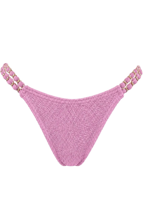 SYDNEY GOLD CHAINS FULL COVERAGE BIKINI BOTTOM