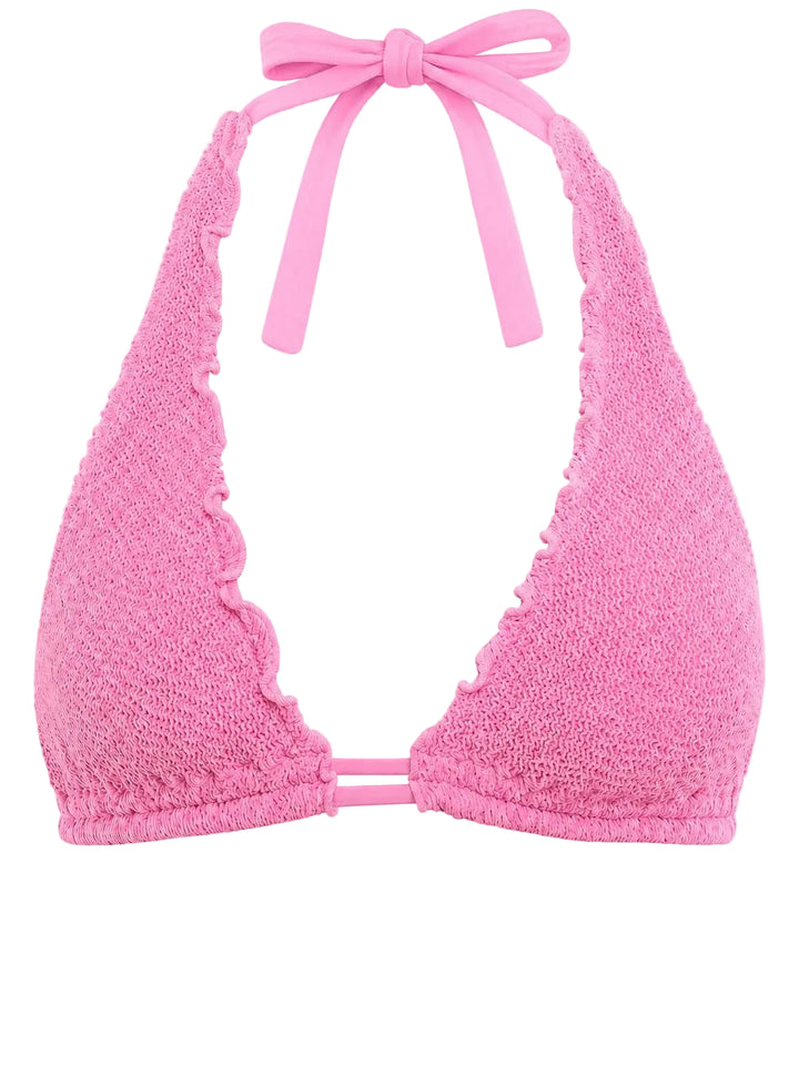 MANILA SCALLOPED HALTER EXTRA SUPPORT BIKINI TOP