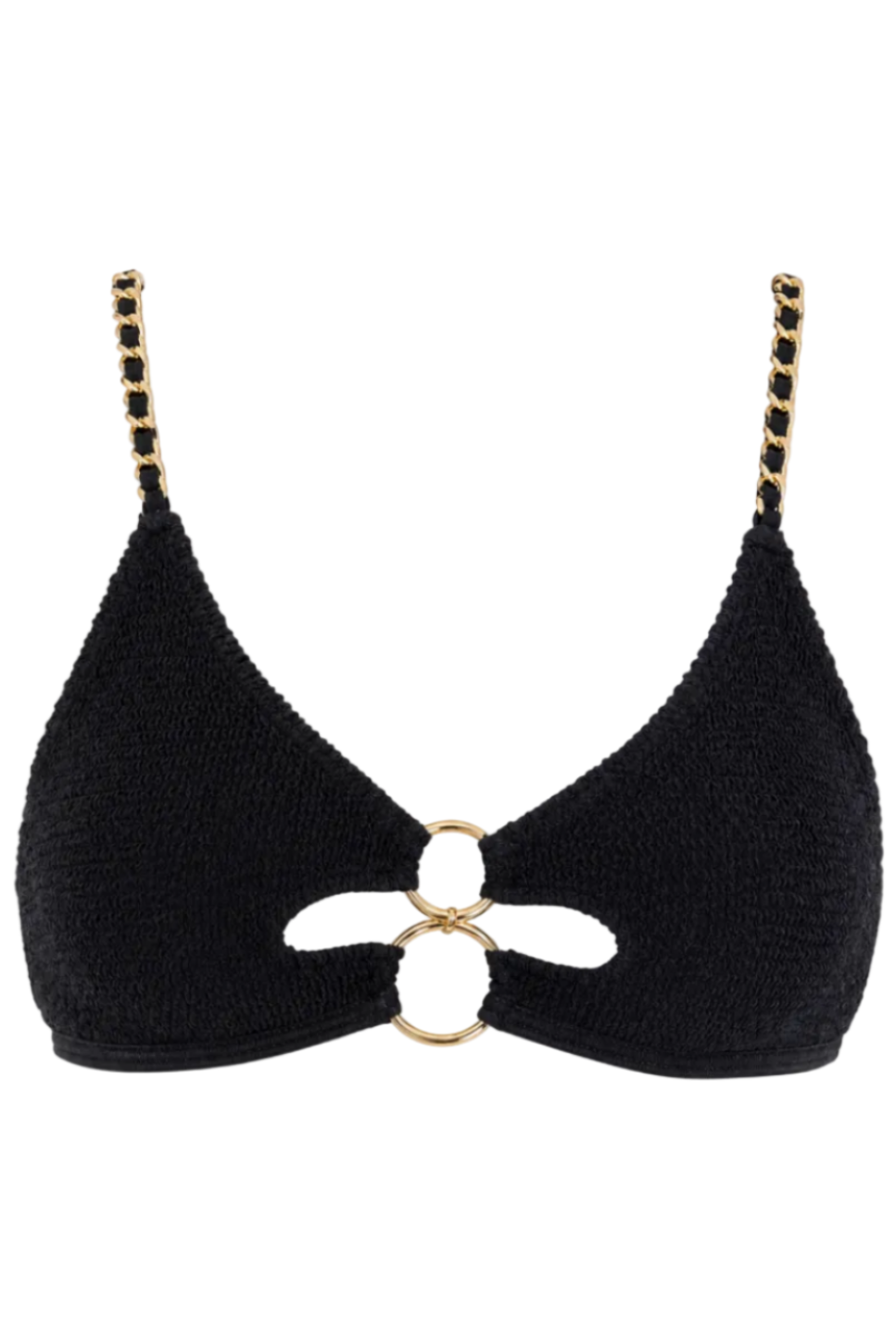 DUBAI GOLD RINGS CHAINS BRALETTE TOP