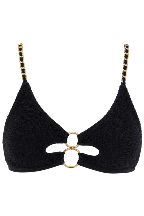 DUBAI GOLD RINGS CHAINS BRALETTE TOP