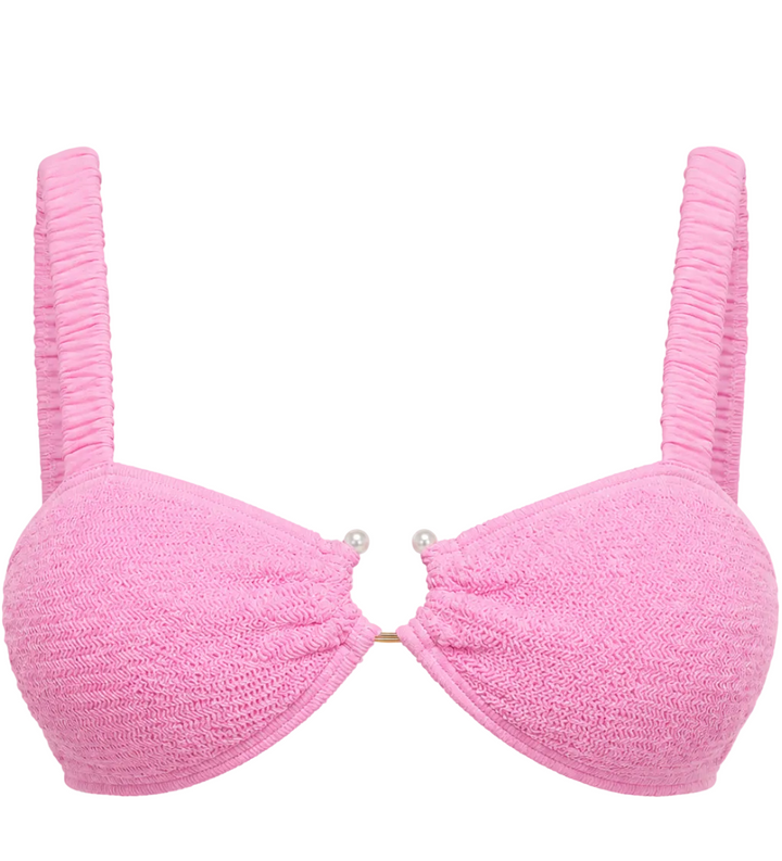 SHEN SHEN SCRUNCH PEARL BIKINI TOP