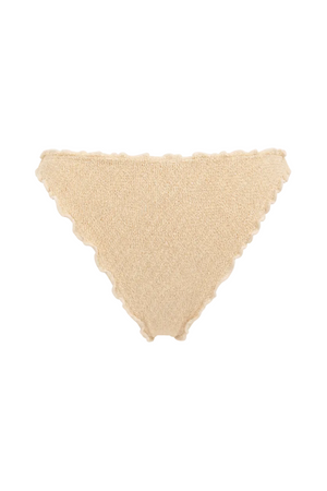 CYPRUS SCALLOPED CHEEKY BIKINI BOTTOM