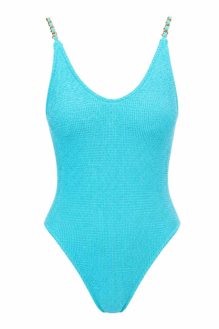 SYDNEY GOLD CHAINS ONE PIECE SWIMSUIT