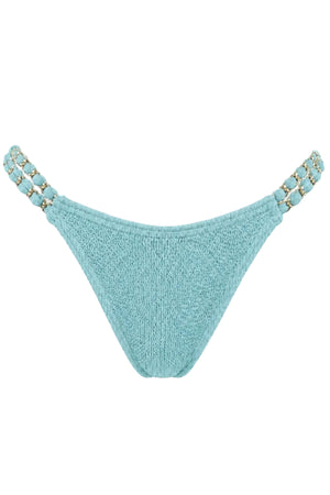 SYDNEY GOLD CHAINS FULL COVERAGE BIKINI BOTTOM