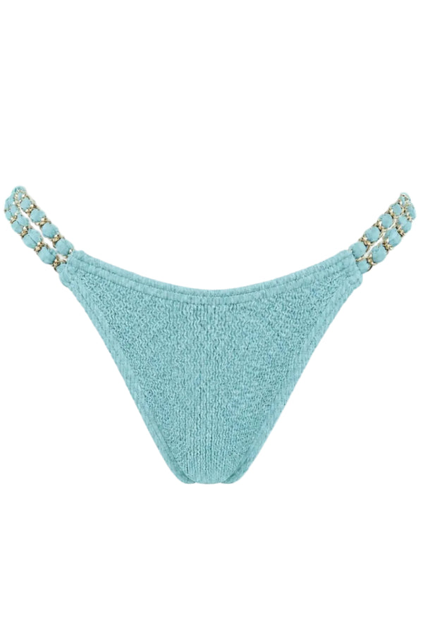 SYDNEY GOLD CHAINS FULL COVERAGE BIKINI BOTTOM