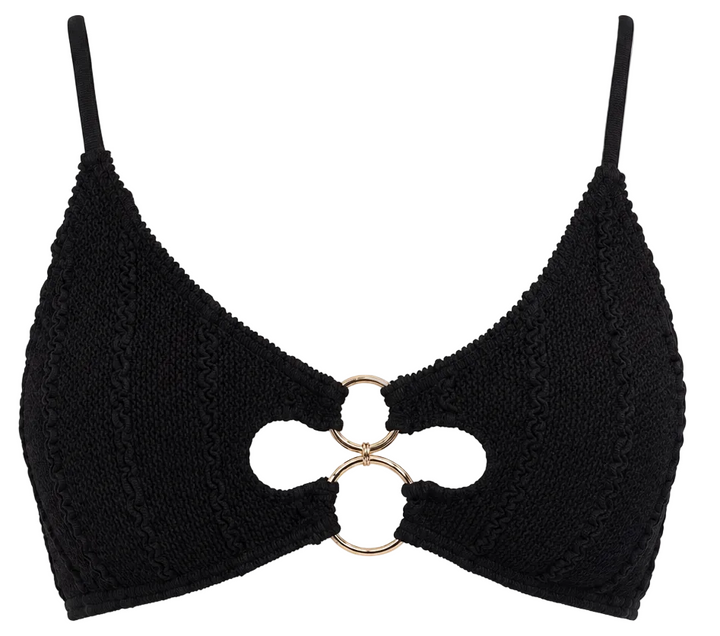 DUBAI MULTI GOLD RING BRALETTE BIKINI TOP