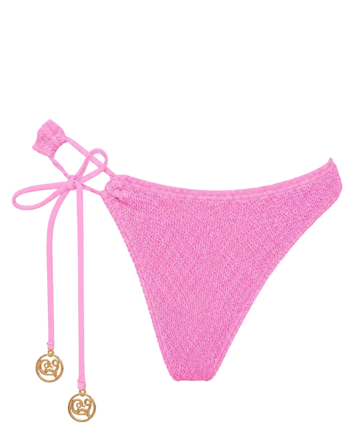 CAPRI SIDE TIE GOLD ACCESSORIES BIKINI BOTTOM