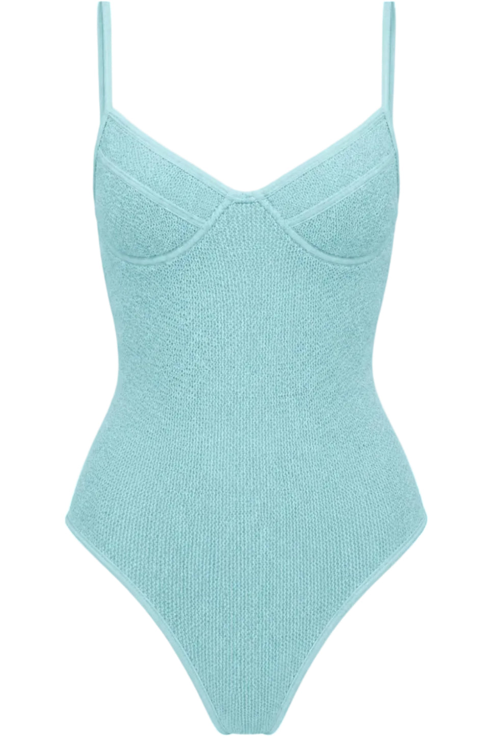 ST TROPEZ UNDERWIRE SPAGHETTI STRAPS ONE PIECE SWIMSUIT