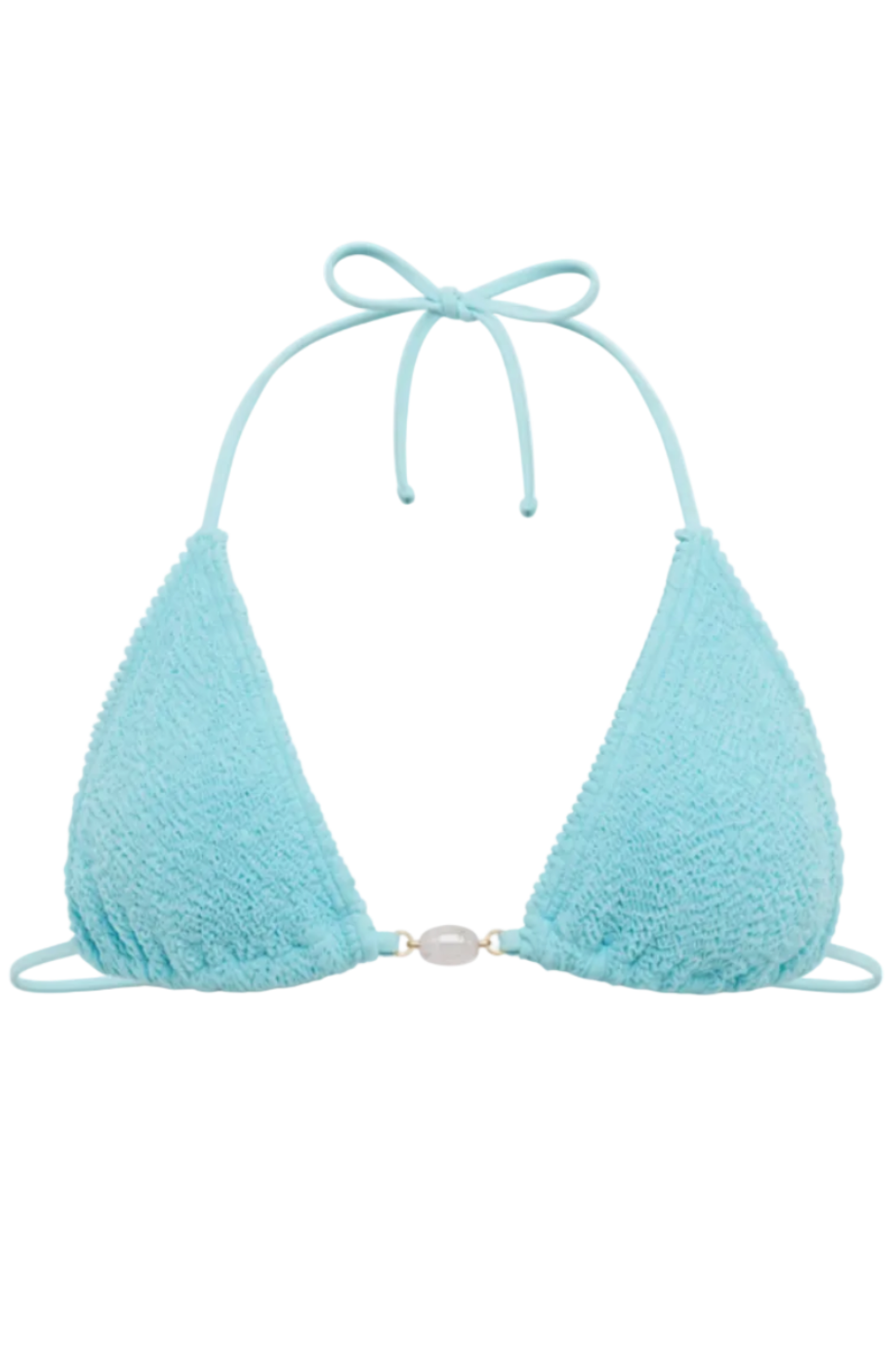 ALEXANDRIA STONE TRIANGLE STRINGS BIKINI TOP