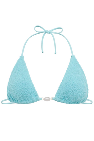 ALEXANDRIA STONE TRIANGLE STRINGS BIKINI TOP