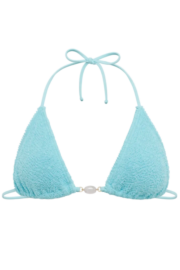 ALEXANDRIA STONE TRIANGLE STRINGS BIKINI TOP