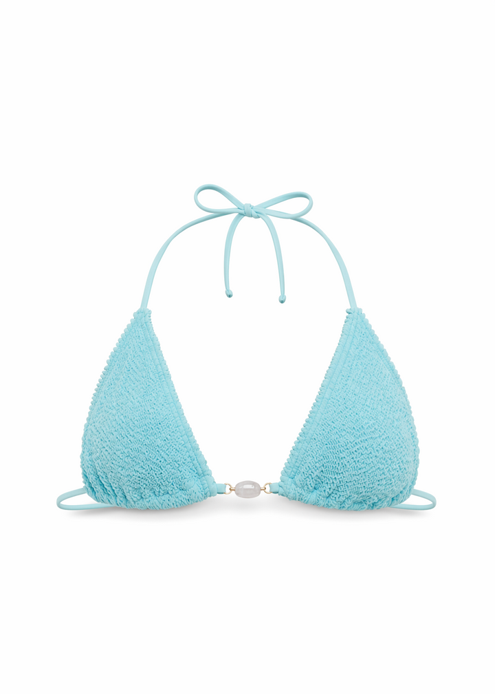 ALEXANDRIA STONE TRIANGLE STRINGS BIKINI TOP