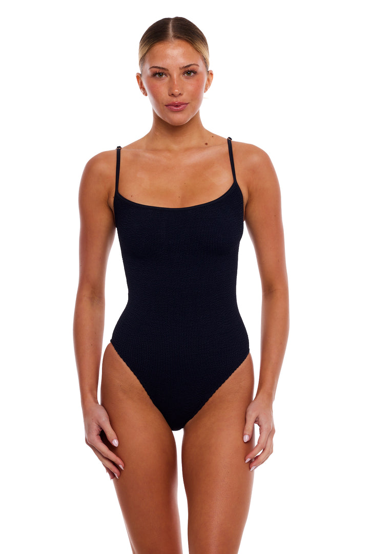 MONTE CARLO SPAGHETTI STRAPS ONE PIECE SWIMSUIT