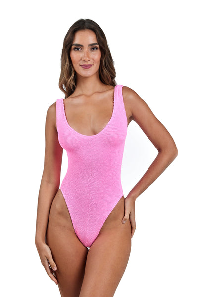 Marbella Classic Scoop Neck One Size One Piece Bikini Swimsuit
