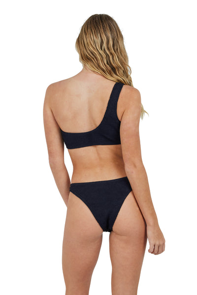 Bora Bora One Shoulder One Size Bikini TOP ONLY (Black)