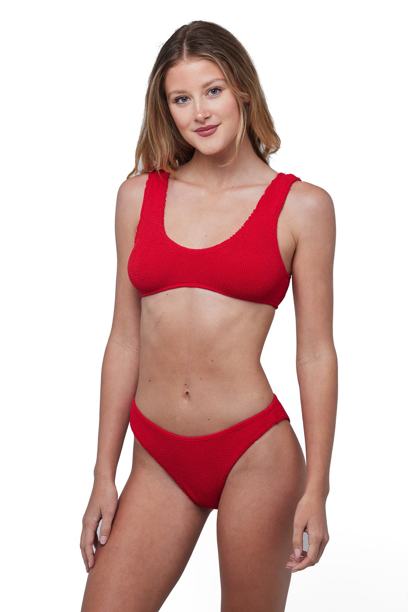 Barcelona Full One Size Bikini BOTTOM ONLY (Red)
