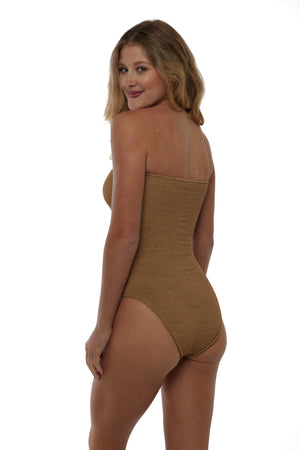 AMALFI ONE SHOULDER ONE PIECE SWIMSUIT
