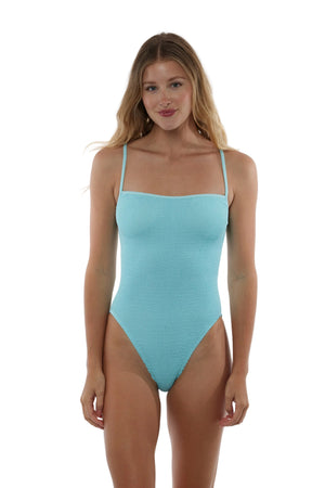 MONTE CARLO SPAGHETTI STRAPS ONE PIECE SWIMSUIT