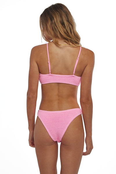 Maldives Spaghetti Straps One Size Bikini TOP ONLY (Strawberry Pink)