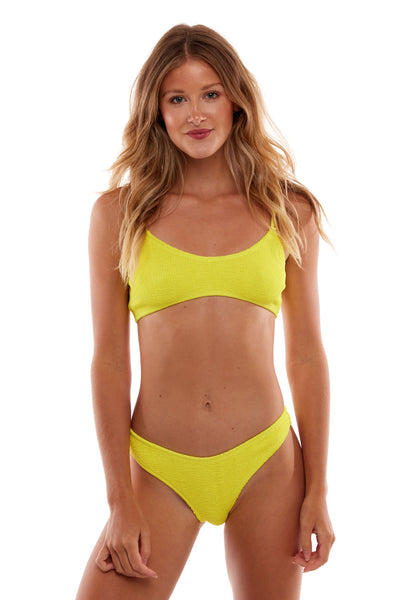 Sardinia Cheeky One Size Bikini BOTTOM ONLY (Yellow)